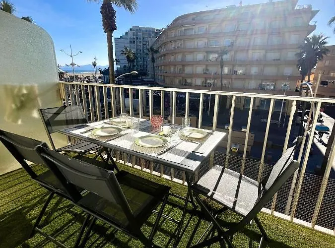 公寓 20 Mts Plage, Pl Mediterranee, Vue Parking 卡内